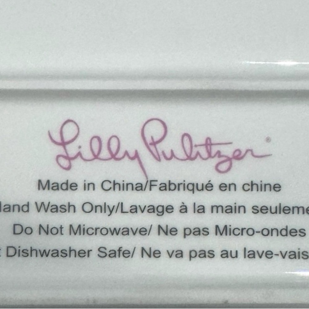 Lilly Pulitzer Signature Plate - Picture 3 of 4